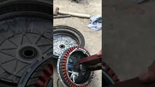 Motor bearing removal [upl. by Klepac]