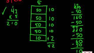 Division  The Area Model Word Problems with Single Digit Divisors 4NBTB6 [upl. by Gudren429]