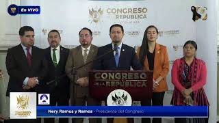 Declaraciones Junta Directiva del Congreso aprobación LeyDeCompetencia [upl. by Attener]