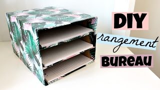 DIY rangement bureau pour vos feuilles [upl. by Shepp]