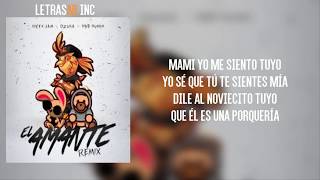 El Amante Remix  Nicky Jam Ft Ozuna Bad Bunny Letra [upl. by Duston95]