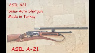 ASIL A21 Magnum semiAutomatic shotgun Made in Turkey [upl. by Garda]