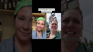 Dermatologist reacts to eyelid eczema 🎥• Hillary P eczema gelnails [upl. by Harlen976]