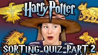 SORTING HAT QUIZ 2  HARRY POTTER ILVERMORNY HOUSES React Special [upl. by Siusan977]