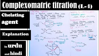 Complexomatric titration L4 Chelating agent [upl. by Elfreda]