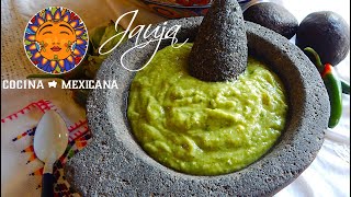 Avocado Tomatillo Green Salsa  Salsa Verde [upl. by Euell889]