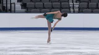 Alysa Zhang  Junior Women Short Program  2025 Eastern Sectional Singles Final [upl. by Brandt475]