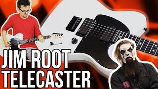 Fender Jim Root Telecaster DemoReview  A Telecaster Built for Metal [upl. by Aimahc]