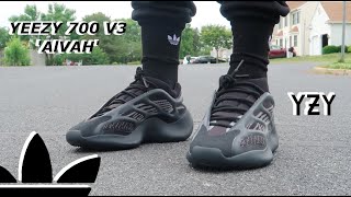 ADIDAS YEEZY 700 V3 ALVAH REVIEW amp ON FEET [upl. by Aynahs]