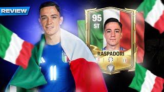 ASI JUEGA RASPADORI EUROCOPA 😨  FC MOBILE 24 [upl. by Sivert548]