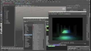 Maya 2011 Create Light Streaks Mental Ray Final Gather Tutorial by Stuart Christensen [upl. by Durst]