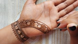 Karwa Chauth Special beautiful fronthand mehndi design  Easy amp simple mehndi design  Mehndi design [upl. by Yadsnil632]