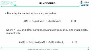 Adaptive ProportionalResonant Current Control applied to GridConnected Converters using L Filter [upl. by Nayrbo]