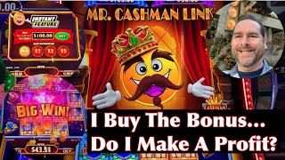 Mr Cashman Link Slot Machine  Some Bonuses I Earn One Bonus I Pay ForWill I Win [upl. by Rialcnis]