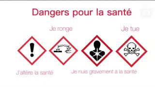 Les 9 pictogrammes de dangers [upl. by Llerrot]