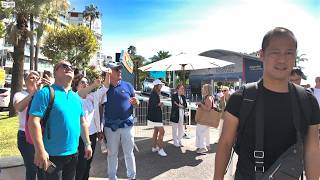 Cannes Walking Tour ProvenceAlpesCôte dAzur France 4K 60fps Ultra HDR [upl. by Atteloc]