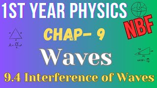 94 interference of waves Chapter 9 Class 11 Physics NBF [upl. by Ardisi]