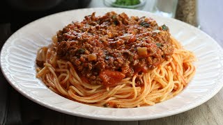 Quick amp Easy Spaghetti Bolognese [upl. by Odelet]