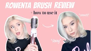 Rowenta Brush Activ Volume amp Shine Review  How to use it [upl. by Tebasile]