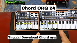 SETTING KUNCI ORG 24 PALING MUDAH  SETTING CHORD ORG 24 [upl. by Dodie881]