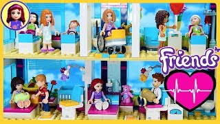 CUSTOM Heartlake Hospital Renovation Lego Friends Build DIY Craft [upl. by Arodaeht]