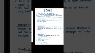 ORS  Oral Rehydration salt composition of Ors Pharmaceutical inorganic Chemistry B pharm [upl. by Aisauqal]