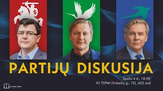 Diskusija Vytautas Sinica Vaidotas Vaičaitis ir Audronius Ažubalis [upl. by Sanjay924]