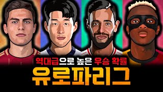 토트넘이 우승 배당 1위 챔스 탈락팀 끼어들기 불가 달라진 유로파리그 우승 후보 TOP4는 [upl. by Cohlier616]