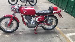 1960 MOTO MORINI 175CC TRESETTE SPRINT LOT 338 [upl. by Ecirtnahc376]