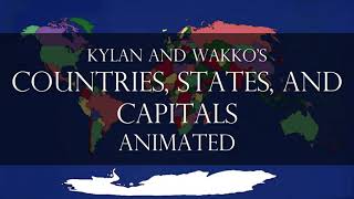 Kylan and Wakkos Countries States and Capitals Animated [upl. by Haela]