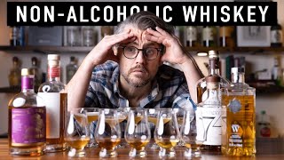 Tasting 5 NONALCOHOLIC whiskies Are they any good [upl. by Yettie771]