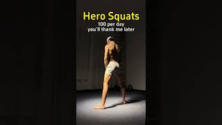 Transform with 100 Hero Squats Daily Fitness Challenge Youll Love shorts [upl. by Nolaj115]