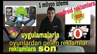 Android uygulaması gelen reklamları engellemek android telefon reklam kaldırmak rootsuz BECERI TV [upl. by Nitnilc151]