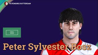 Peter Sylvester Bosz  PES Clasico Face Bodyamp Stats [upl. by Fedirko406]