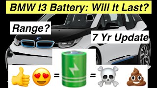 BMW I3 Battery Capacity 7yr Update [upl. by Hseyaj]