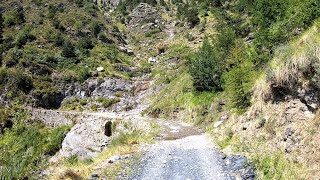 Ligurische Grenzkammstrasse Süd  Teilstrecke  Italien  Frankreich [upl. by Tterb479]