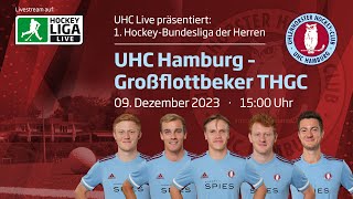 UHC Live  UHC vs GTHGC  1 Herren Hallenhockey Bundesliga  09122023  1500 h [upl. by Anivlac26]