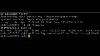 How to send email with attachment using using command line in Linux  Linux Trick [upl. by Odradlig]