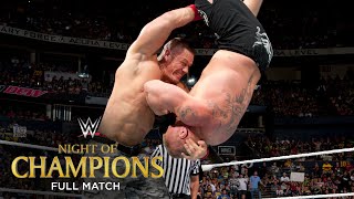 FULL MATCH  Brock Lesnar vs John Cena  WWE World Heavyweight Title Match Night of Champions [upl. by Biggs]