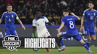 Italy vs England Highlights  UEFA European Qualifiers [upl. by Akkim]