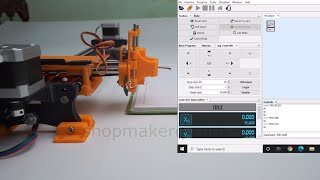 CNC pen plotter machine setup and Software video [upl. by Idarb]