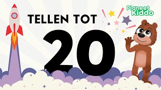 Leren Tellen Van 1 Tot 20 • Cijfers Leren • Leerzame Kinderfilmpjes • Number 1 to 20 in Dutch [upl. by Meerak]