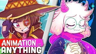 Megumin vs Ralsei  Rap Battle ANIMATION VS ANYTHING CH II [upl. by Virnelli171]