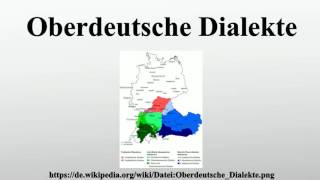 Oberdeutsche Dialekte [upl. by Atir]