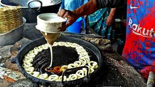 How To Make Bengali Sweet Jilabi  Bangladeshi Street Food [upl. by Octavia]