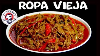 RECETA DE CARNE DESMENUZADA ROPA VIEJA [upl. by Farwell]