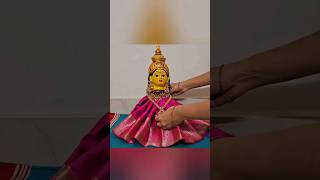 Varalakshmi pooja decoration  ammavari alankarana  varalakshmi vratham shorts [upl. by Alohs]