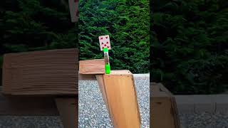 Archery Trick Shot Cutting the Deck  Card 7 [upl. by Ennovihs]