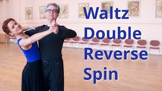 Waltz Intermediate Routine with Fallaway and Double Reverse Spin [upl. by Mukund]