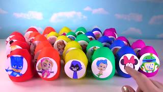 60 Surprise Eggs Play Doh and Slime Eggs [upl. by Monroy]